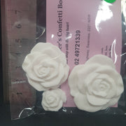 #66 RESIN PIECES 3 piece flowers